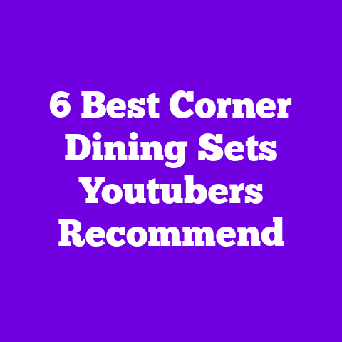 6 Best Corner Dining Sets Youtubers Recommend
