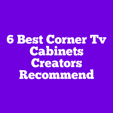 6 Best Corner Tv Cabinets Creators Recommend