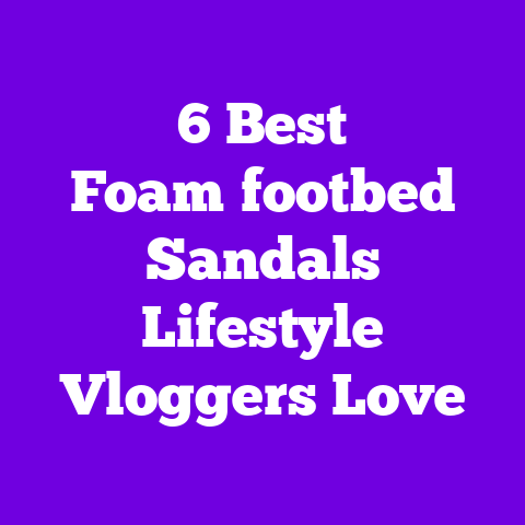 6 Best Foam‑footbed Sandals Lifestyle Vloggers Love