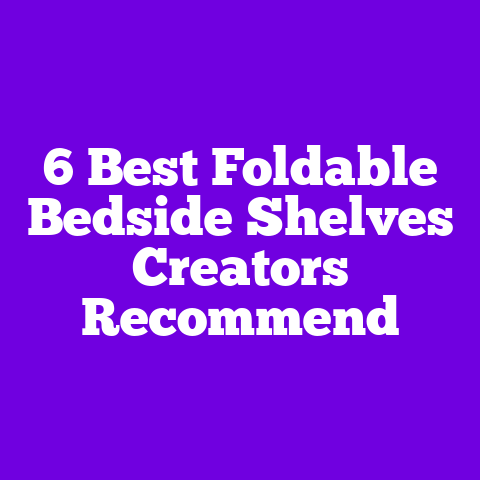 6 Best Foldable Bedside Shelves Creators Recommend