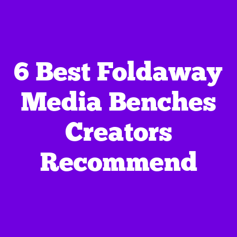 6 Best Foldaway Media Benches Creators Recommend