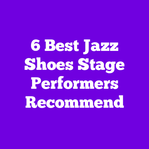 6 Best Jazz Shoes Stage Performers Recommend