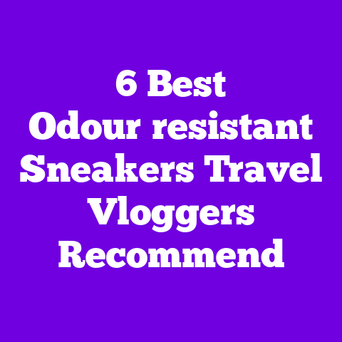 6 Best Odour‑resistant Sneakers Travel Vloggers Recommend