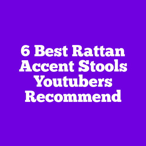 6 Best Rattan Accent Stools Youtubers Recommend