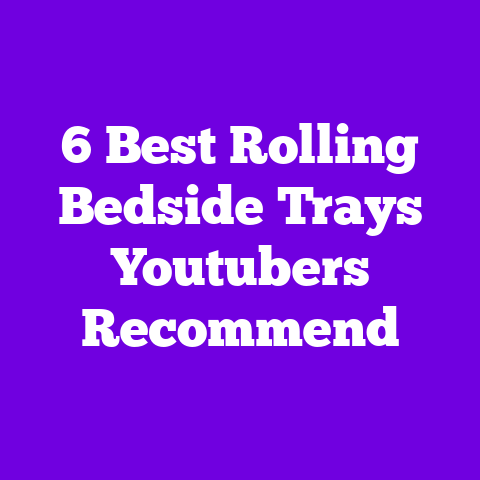 6 Best Rolling Bedside Trays Youtubers Recommend