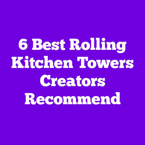 6 Best Rolling Kitchen Towers Creators Recommend