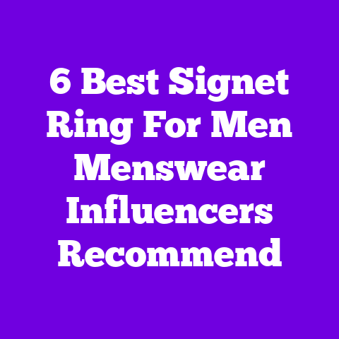 6 Best Signet Ring For Men Menswear Influencers Recommend