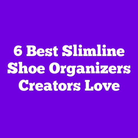 6 Best Slimline Shoe Organizers Creators Love