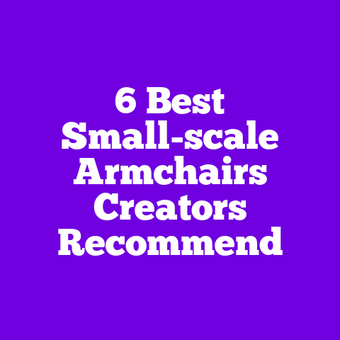 6 Best Small-scale Armchairs Creators Recommend