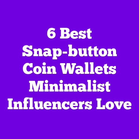 6 Best Snap-button Coin Wallets Minimalist Influencers Love