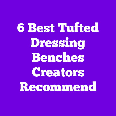 6 Best Tufted Dressing Benches Creators Recommend