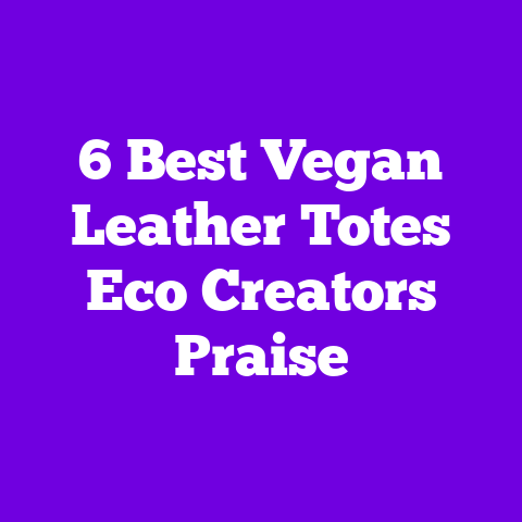 6 Best Vegan Leather Totes Eco Creators Praise
