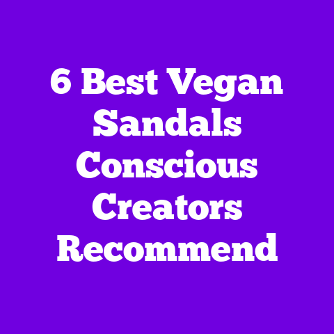 6 Best Vegan Sandals Conscious Creators Recommend