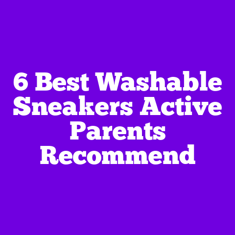 6 Best Washable Sneakers Active Parents Recommend