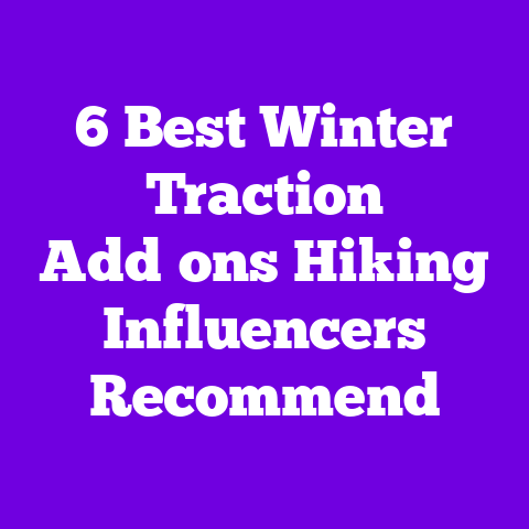 6 Best Winter Traction Add‑ons Hiking Influencers Recommend