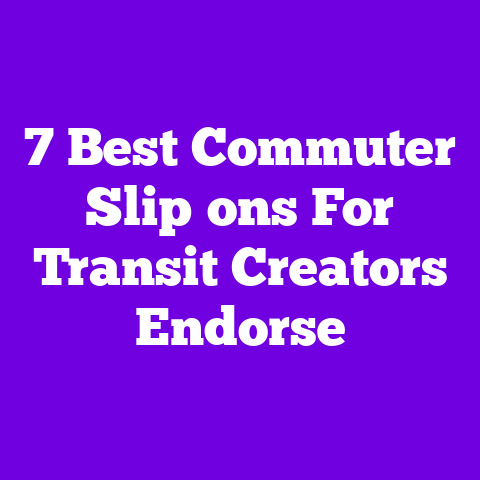 7 Best Commuter Slip‑ons For Transit Creators Endorse