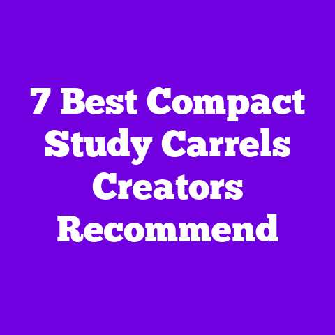 7 Best Compact Study Carrels Creators Recommend
