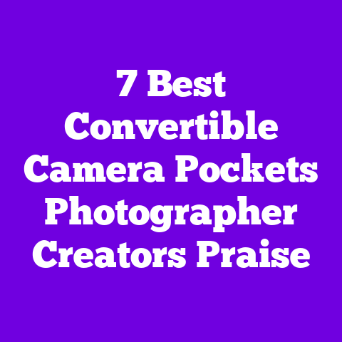 7 Best Convertible Camera Pockets Photographer Creators Praise