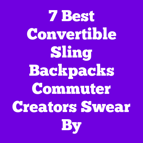 7 Best Convertible Sling Backpacks Commuter Creators Swear By