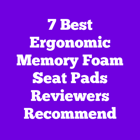 7 Best Ergonomic Memory Foam Seat Pads Reviewers Recommend