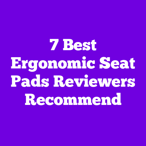 7 Best Ergonomic Seat Pads Reviewers Recommend