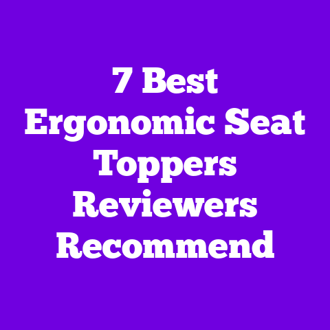 7 Best Ergonomic Seat Toppers Reviewers Recommend