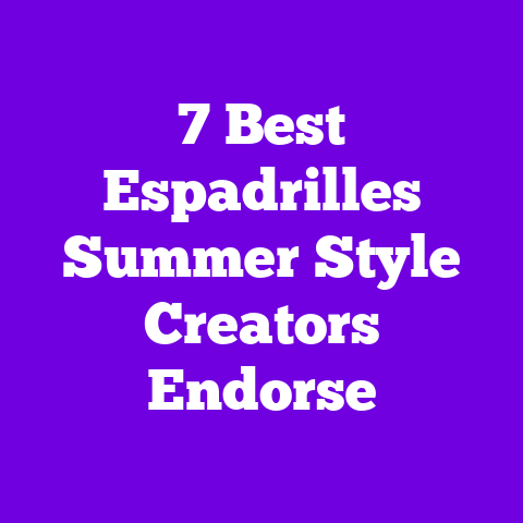 7 Best Espadrilles Summer Style Creators Endorse