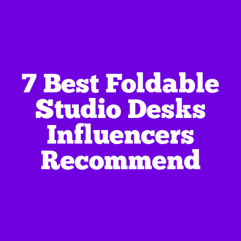 7 Best Foldable Studio Desks Influencers Recommend