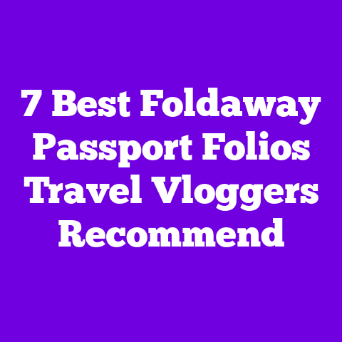 7 Best Foldaway Passport Folios Travel Vloggers Recommend