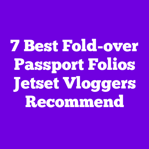 7 Best Fold-over Passport Folios Jetset Vloggers Recommend