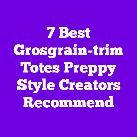 7 Best Grosgrain-trim Totes Preppy Style Creators Recommend