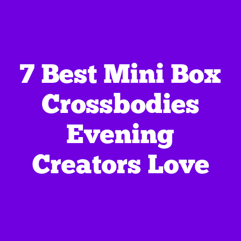 7 Best Mini Box Crossbodies Evening Creators Love