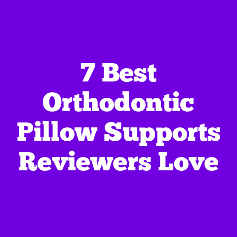 7 Best Orthodontic Pillow Supports Reviewers Love