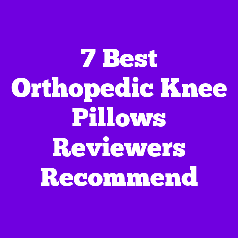 7 Best Orthopedic Knee Pillows Reviewers Recommend