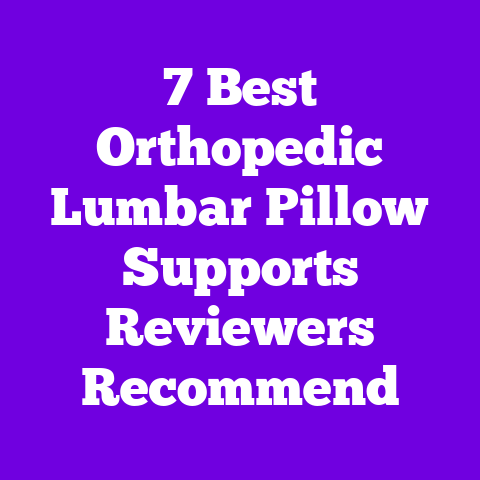 7 Best Orthopedic Lumbar Pillow Supports Reviewers Recommend