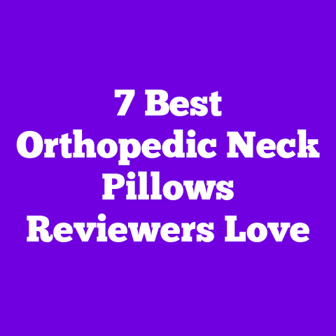 7 Best Orthopedic Neck Pillows Reviewers Love
