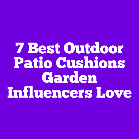 7 Best Outdoor Patio Cushions Garden Influencers Love