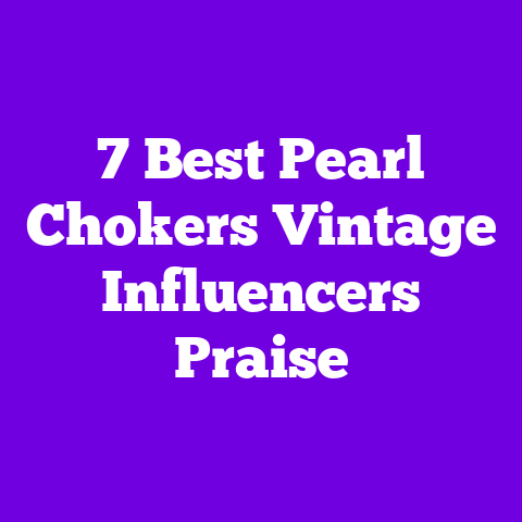 7 Best Pearl Chokers Vintage Influencers Praise