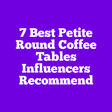 7 Best Petite Round Coffee Tables Influencers Recommend