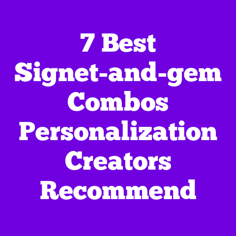 7 Best Signet-and-gem Combos Personalization Creators Recommend