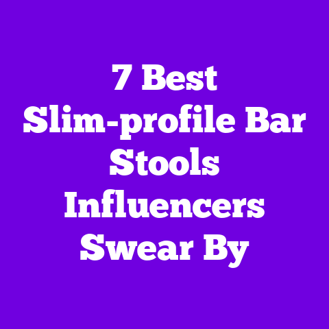 7 Best Slim-profile Bar Stools Influencers Swear By