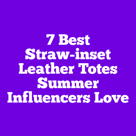 7 Best Straw-inset Leather Totes Summer Influencers Love