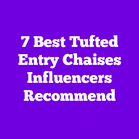 7 Best Tufted Entry Chaises Influencers Recommend