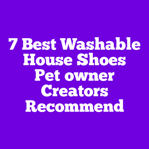 7 Best Washable House Shoes Pet‑owner Creators Recommend