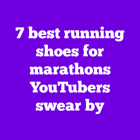 7 best running shoes for marathons YouTubers swear by