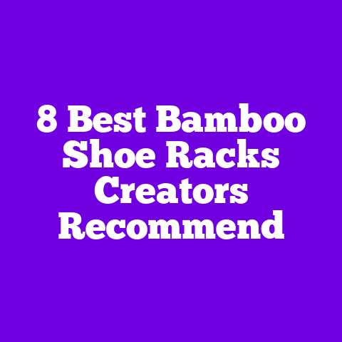 8 Best Bamboo Shoe Racks Creators Recommend