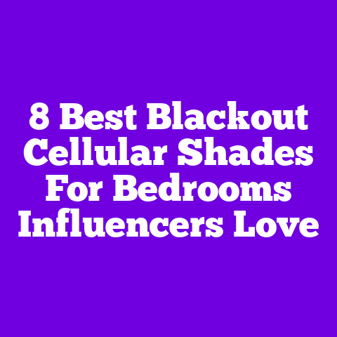 8 Best Blackout Cellular Shades For Bedrooms Influencers Love