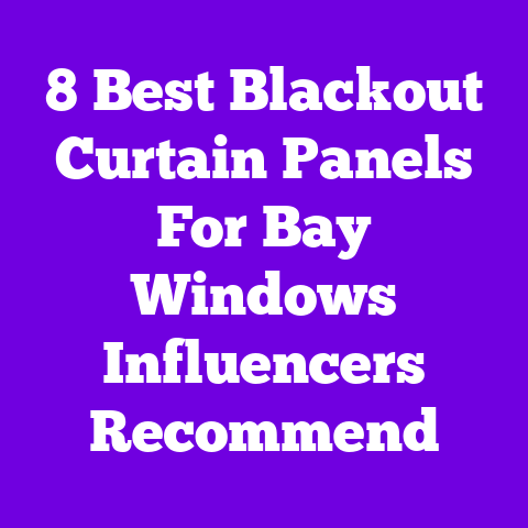 8 Best Blackout Curtain Panels For Bay Windows Influencers Recommend