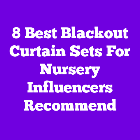 8 Best Blackout Curtain Sets For Nursery Influencers Recommend