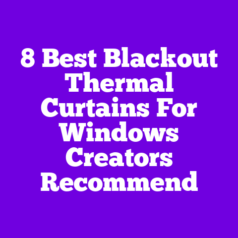 8 Best Blackout Thermal Curtains For Windows Creators Recommend